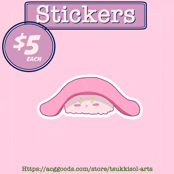 Kawaii Maguro Sticker