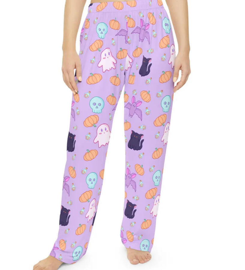 Halloween Pastel Cute Pajama Bottoms