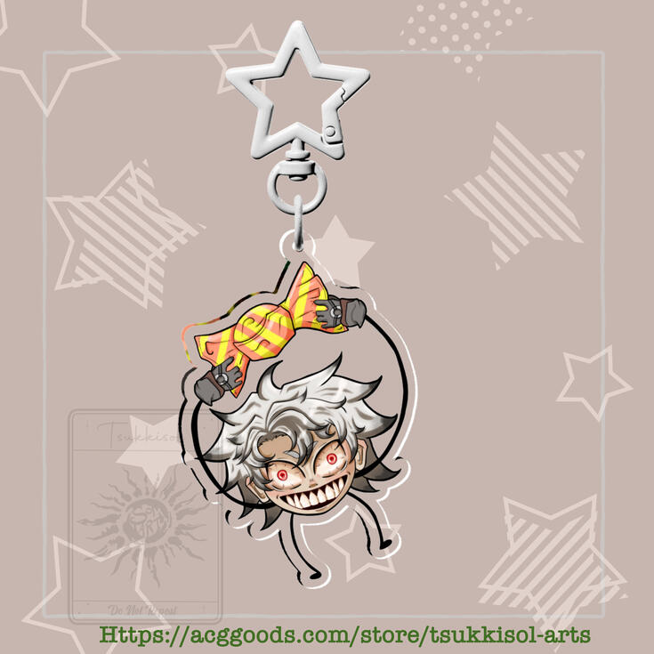 Rudo Candy Gachiakuta Clear Acrylic Keychains