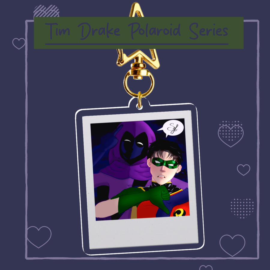 Steph and Tim Clear Acrylic Keychains