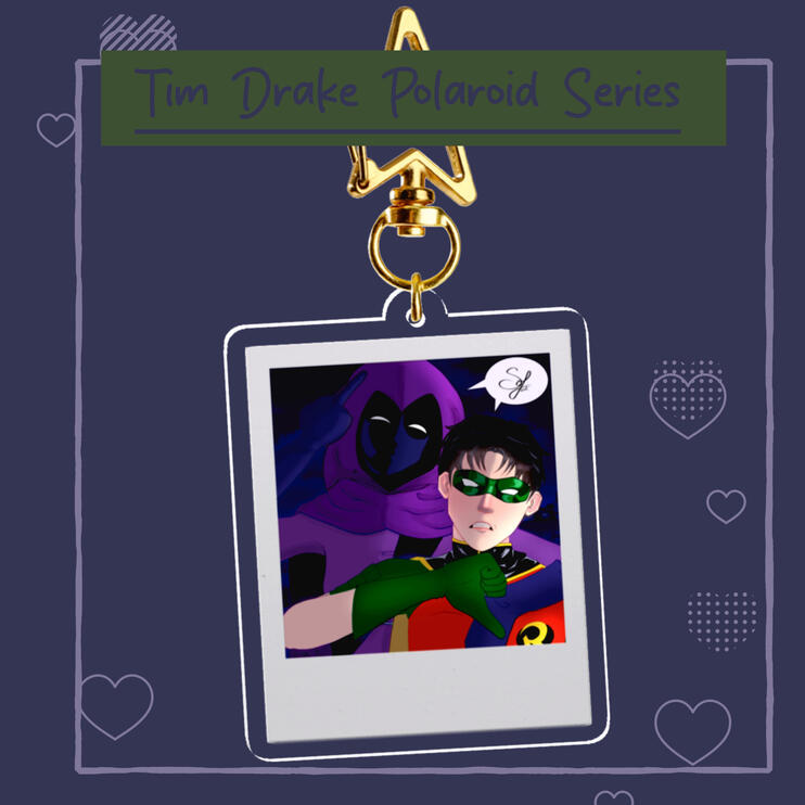 Steph and Tim Clear Acrylic Keychains