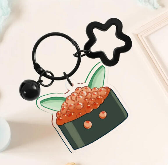 Kawaii Ikura Gunkanmaki Keychain