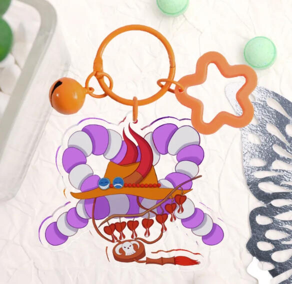 One Piece YamaAce Clear Acrylic Keychains