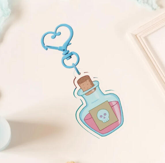Kawaii Poison Potion keychain